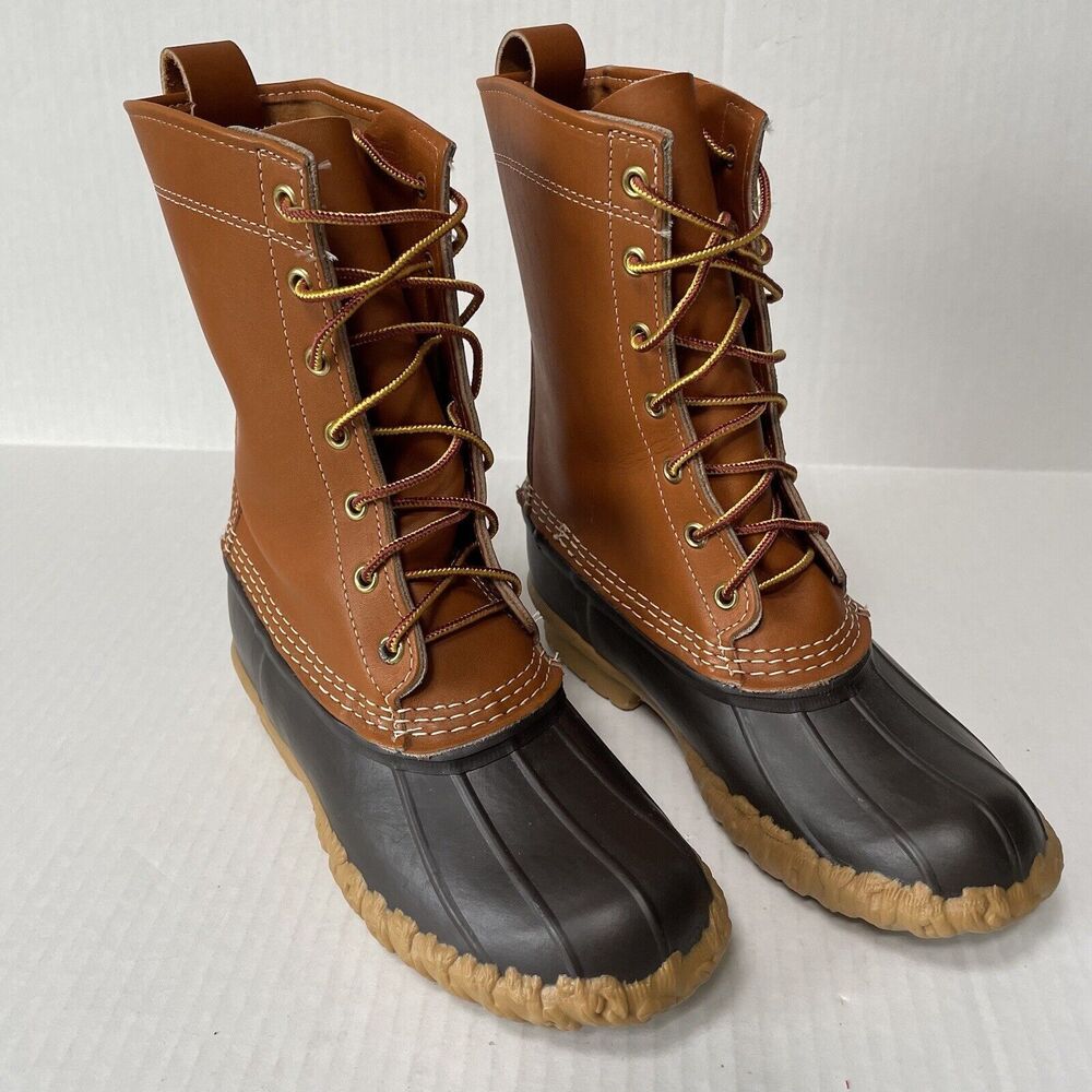 LL Bean Classic Women’s 8” Bean Boots Waterproof Rain Duck Boots Lined Insoles 7
